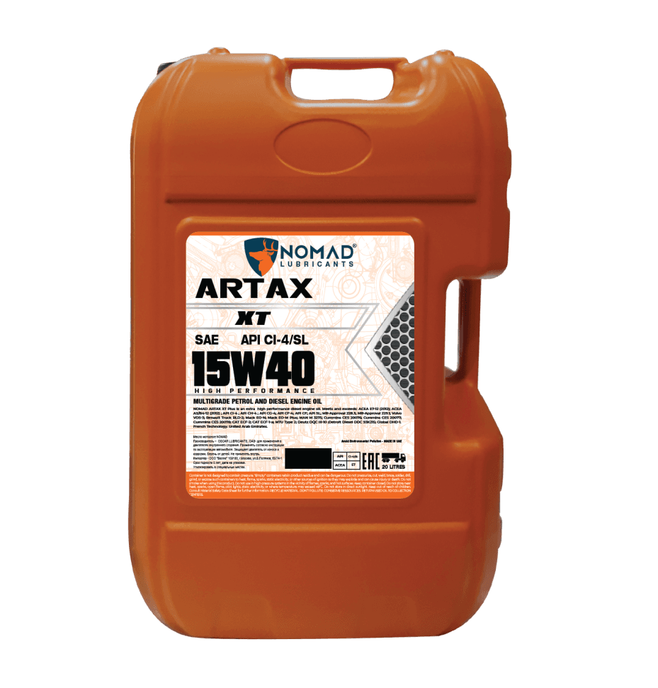Nomad Artax XT 15W40 · 20 л